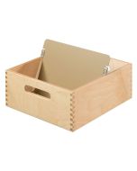 Photo Bac en bois pour fiches - Format A5 - Paysage - 900 fiches : HAN 505-0