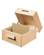 Photo Boite pour fiches en bois - Format A5 - 900 fiches : HAN 505
