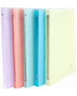 Photo Classeur souple - 4 anneaux de 15 mm - Assortiment EXACOMPTA Chromaline Pastel