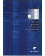 Photo CLAIREFONTAINE : Bloc de cours grands carreaux - 210 x 297 mm - 200 pages 5819C