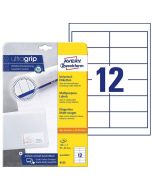 Photo Étiquettes adhésives - 97 x 42,3 mm - Blanc AVERY Office and Home