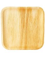 Assiette jetable en feuilles de palme - 255 x 255 mm PAP STAR Pure