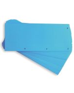 Intercalaires en carton Duo - 240 x 105 mm - Bleu ELBA modèle