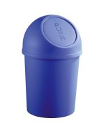 Photo Corbeille à papier avec couvercle 6 litres - Bleu : HELIT H2401034