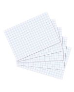 Photo Lot de 100 fiches Bristol quadrillées - 148 x 210 mm - Blanc : HERLITZ 10621290