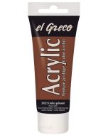 Peinture acrylique EL Greco - 75 ml - Terre d'ombre brûlée KREUL tube