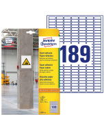 Photo Étiquettes ultra adhésives pour impression - 25,4 x 10 mm - Blanc AVERY