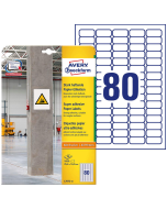 Photo Étiquettes ultra adhésives pour impression - 35,6 x 16,9 mm - Blanc AVERY