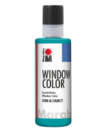 Photo MARABU FUN & FANCY : Peinture pour Window Color - 80 ml - Bleu turquoise