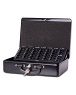 Photo MAUL : Caissette à monnaie avec monnayeur - Noir  - Ouverte 56214-90