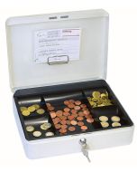 Photo WEDO : Caissette à monnaie avec clip - Blanc - 300 x 240 mm