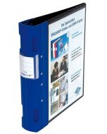 Photo Classeur à 4 anneaux pour présentation Ergogrip - Dos 56 mm -Bleu 58 18003 WEDO