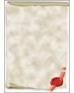 Parchemin Médiéval - Lot de 12 feuilles de papier : SIGEL DP521 Visuel