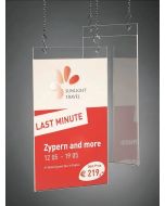 Porte-affiches à suspendre - Format A4 : SIGEL Modèle