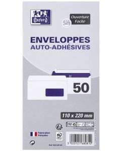 Enveloppes avec fenêtre DL - 110 x 220 mm OXFORD  Modèle