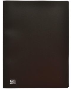 Protège-documents Memphis de 20 Pochettes - Noir : OXFORD Visuel