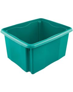 Bac de rangement Euro-Box M - 16 litres - Gris pierre : KEEEPER Bruno Eco