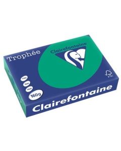 Ramette de papier Trophée de 250 feuilles A4 160g - Vert Sapin : CLAIREFONTAINE Image