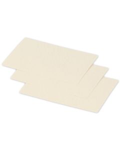 POLLEN : Lot de 25 Cartes en papier - 70 x 95 mm - Ivoire Visuel