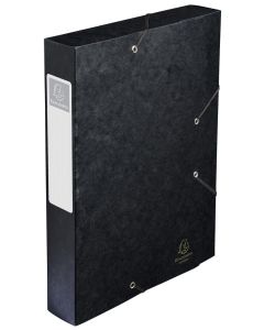 Boîte de classement Cartobox - Dos 60 mm - Noir : EXACOMPTA Image