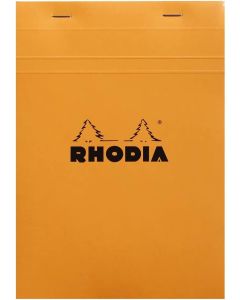 Bloc-Notes quadrillé - 148 x 210 mm A5 : RHODIA N°16 Couverture Orange Visuel