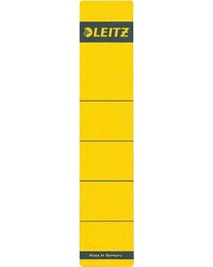 Photo Etiquettes Dos de classeur - 61 x 285 mm - Jaune : LEITZ Lot de 10 - 1640-00-15