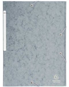 Chemise à élastiques avec 3 rabats - Gris : EXACOMPTA image