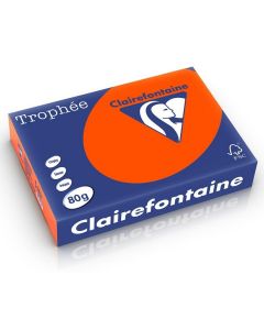 Ramette de papier Trophée de 500 feuilles A4 - Rouge Cardinal : CLAIREFONTAINE Photo