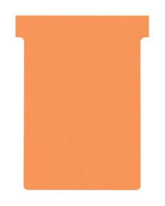 Photo Fiches T - Indice 3 / 92 mm - Orange : NOBO Lot de 100  réf. 2003009