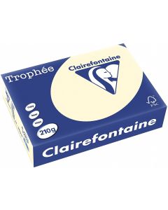 Ramette de papier Trophée de 250 feuilles A4 210 g - Ivoire : CLAIREFONTAINE Illustration