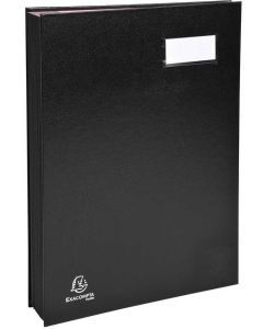 Parapheur Signature Direction - 12 compartiments - Noir EXACOMPTA