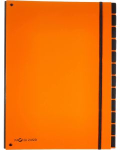 Photo 24129-09 Pagna : Trieur à soufflets 12 compartiments - Orange