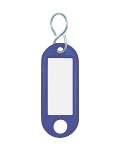 Lot de 10 Porte-clés - Bleu - Crochet en S WEDO