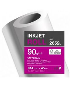 Papier pour Traceur jet d'encre - 914 mm x 45 m : CLAIREFONTAINE Modèle