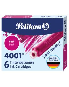 Image Boite de 6 Cartouches d'encre - Rose PELIKAN 4001 TP/6