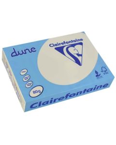 Ramette de papier de 500 feuilles A3 - 80 g - Blanc naturel : CLAIREFONTAINE Dune Visuel