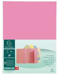 348003E EXACOMPTA : Chemises à 1 rabat - Rose