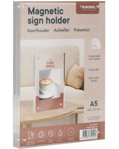 Présentoir de table droit à aimants - A5 : EUROPEL image