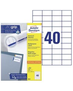 Photo Étiquettes adhésives ProNature 52,5 x 29,7 mm AVERY 3651