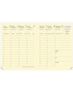Agenda semainier de poche 2024 Carla Prestige - 80 x 105 mm QUO VADIS