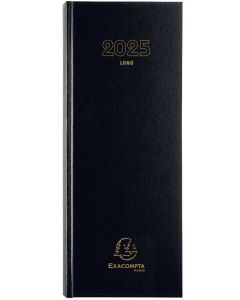 Agenda Journalier 2025 - 135 x 340 mm - Format Long EXACOMPTA