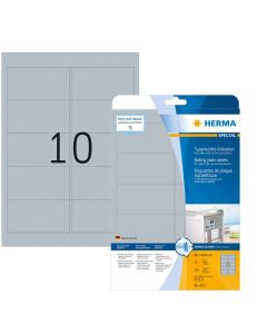 Étiquettes adhésives de signalisation Gris - 96 x 50,8 mm HERMA 4223 Signal