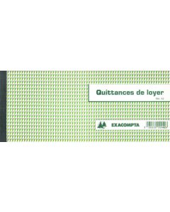 QUITTANCE DE LOYER Carnet à souche (EXACOMPTA 42E)