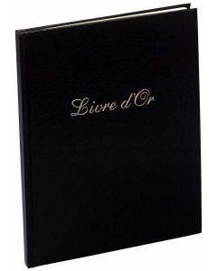 Livre d'or - 270 x 220 mm - Noir EXACOMPTA Balacron Photo