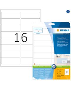 Étiquettes adhésives blanches - Multi-usages 5075 Herma 