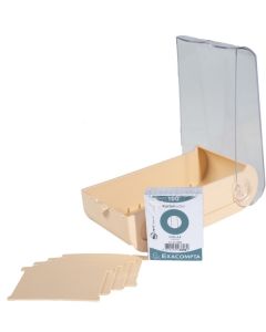 Boîte à fiches - 250 x 132 x 85 mm - A7 - Corail : EXACOMPTA Aquarel modèle