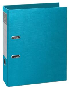 Classeur à levier - 2 anneaux de 80 mm - Turquoise : EXACOMPTA Teksto image
