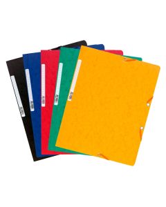 EXACOMPTA 5520E : Chemises à élastiques sans rabats - Assortiment de 5 couleurs  (Classement)