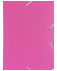 Chemise à élastiques - Rose : EXACOMPTA Eco Visuel