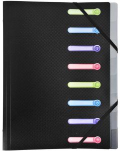 EXACOMPTA : Trieur avec élastiques - 8 compartiments 56181E photo